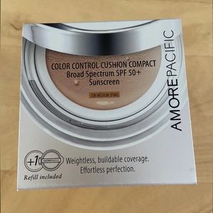 AMOREPACIFIC Color Control Cushion Compact SPF 50 #106 medium pink foundation
